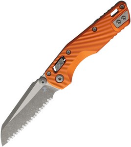 MCT210M12APFLOR Microtech Standard Issue MSI Mini Ram-Lok Pocket Knife Orange